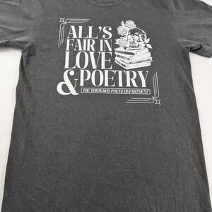 Taylor Swift THE TORTURED POETS Department Grey Tee Small